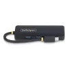 StarTech.com 4-pordiline USB-C jaotur, 5 Gbps, USB-C kuni 4x USB-A, siiniga toidetav, väike reisimini jaotur, mitme pordiga USB 3.0 jaotur, kaasaskantav jaotur, ülevoolukaitse
