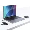 StarTech.com 4-pordiline USB-C jaotur, 5 Gbps, USB-C kuni 4x USB-A, siiniga toidetav, väike reisimini jaotur, mitme pordiga USB 3.0 jaotur, kaasaskantav jaotur, ülevoolukaitse