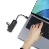 StarTech.com 4-pordiline USB-C jaotur, 5 Gbps, USB-C kuni 4x USB-A, siiniga toidetav, väike reisimini jaotur, mitme pordiga USB 3.0 jaotur, kaasaskantav jaotur, ülevoolukaitse