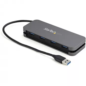 StarTech.com 4 pordiga USB 3.0 jaotur - USB-A kuni 4x USB-A - SuperSpeed 5 Gbps kaasaskantav USB 3.1 Gen 1 Type-A jaotur - USB-siini toide - sülearvuti/töölaua USB-jaotur pika 28 cm kaabli ja kaablihaldusega~4 pordiga USB 3.0 jaotur - USB-A kuni 4x USB-A - SuperSpeed 5 Gbps kaasaskantav USB 3.2 Gen 1 Type-A jaotur - USB-siini toide - sülearvuti/töölaua USB-jaotur pika 28 cm kaabli ja…