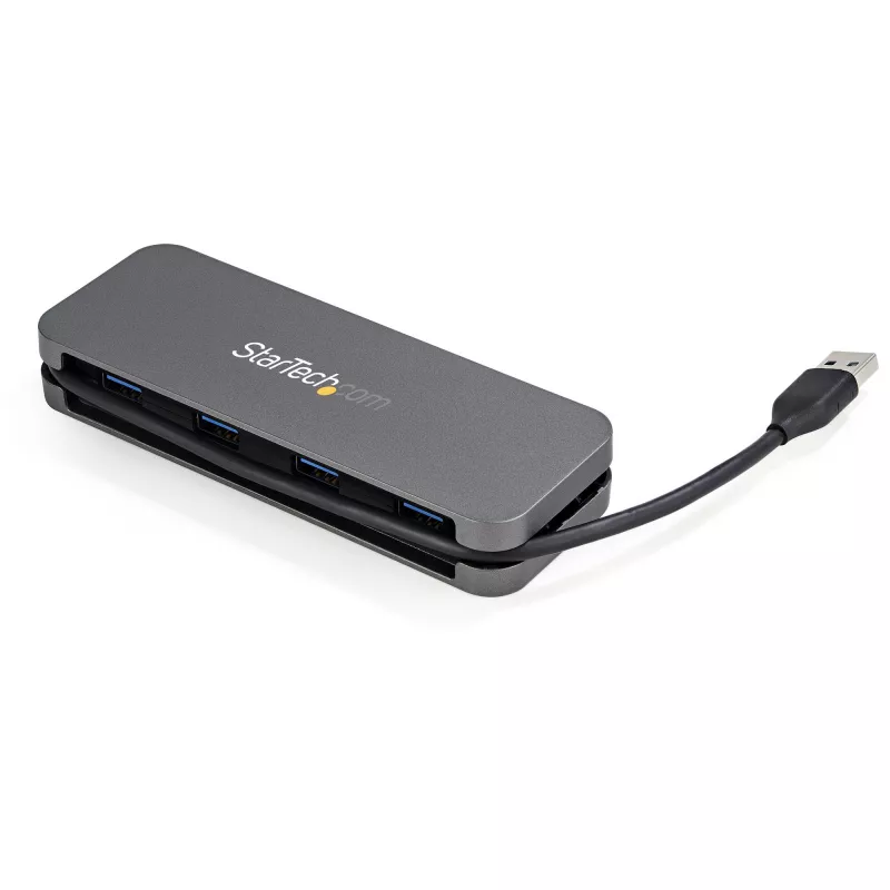 StarTech.com 4 pordiga USB 3.0 jaotur - USB-A kuni 4x USB-A - SuperSpeed 5 Gbps kaasaskantav USB 3.1 Gen 1 Type-A jaotur - USB-siini toide - sülearvuti/töölaua USB-jaotur pika 28 cm kaabli ja kaablihaldusega~4 pordiga USB 3.0 jaotur - USB-A kuni 4x USB-A - SuperSpeed 5 Gbps kaasaskantav USB 3.2 Gen 1 Type-A jaotur - USB-siini toide - sülearvuti/töölaua USB-jaotur pika 28 cm kaabli ja…