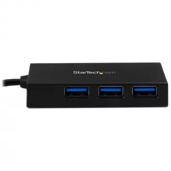 StarTech.com 4 pordiga USB C jaotur – USB USB-C jaotur 4x USB-A pordiga (USB 3.0/3.1 Gen 1 SuperSpeed 5 Gbit/s) – USB siini või isetoitega – kaasaskantav USB-C kuni USB-A BC 1.2 laadimisjaotur toiteadapteriga~4 pordiga USB C jaotur – USB USB-C jaotur 4x USB-A pordiga USB 3.0 jaotur (5 Gbit/s) – USB siini või isetoitega – kaasaskantav USB-C kuni USB-A BC 1.2 laadimisjaotur toiteadapteriga