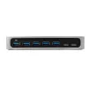 StarTech.com 7 pordiga USB-C-jaotur kiirlaadimispordiga - USB-C 5-le USB-A-le ja 2-le USB-C-le (USB 3.0 SuperSpeed 5 Gbit/s) - toiteadapteriga USB 3.2 Gen 1 USB-C jaotur - laua-/sülearvutijaotur