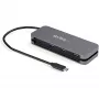 StarTech.com 4-pordiline USB-C-jaotur – 3x USB-A / 1x USB-C – 5 Gbps USB 3.0 USB-C jaotur (3.2/3.1 Gen 1) – siiniga toidetav – kaasaskantav USB-C–USB-A-adapteri jaotur – 28,5 cm (11,2 tolli) kaabel koos kaablihaldusega