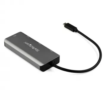 StarTech.com 4-pordine USB-C-jaotur, 2x USB-A ja 2x USB-C – SuperSpeed 10 Gbps USB 3.1/3.2 Gen 2 USB-C-jaotur – USB-siini toide – kaasaskantav USB-C–USB-adapteri jaotur – alumiiniumist – 25 cm (9,8 tolli) kaabel~4-pordine USB-C-jaotur, 2x USB-A ja 2x USB-C – SuperSpeed 10 Gbps USB 3.2 Gen 2 USB-C-jaotur – USB-siini toide – kaasaskantav USB-C–USB-adapteri jaotur – alumiiniumist – 9,8 tolli (25…
