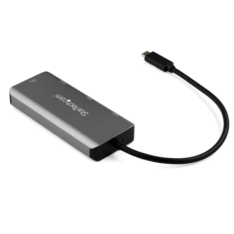 StarTech.com 4-pordine USB-C-jaotur, 2x USB-A ja 2x USB-C – SuperSpeed 10 Gbps USB 3.1/3.2 Gen 2 USB-C-jaotur – USB-siini toide – kaasaskantav USB-C–USB-adapteri jaotur – alumiiniumist – 25 cm (9,8 tolli) kaabel~4-pordine USB-C-jaotur, 2x USB-A ja 2x USB-C – SuperSpeed 10 Gbps USB 3.2 Gen 2 USB-C-jaotur – USB-siini toide – kaasaskantav USB-C–USB-adapteri jaotur – alumiiniumist – 9,8 tolli (25…