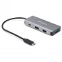 StarTech.com 4-pordiline USB-C-jaotur 3x USB-A ja 1x USB-C-ga – SuperSpeed 10 Gbps USB USB-C 3.1/3.2 Gen 2 jaotur – USB-siinitoitega – kompaktne USB-C–USB-adapterjaotur – kaasaskantav/sülearvutijaotur – alumiiniumist