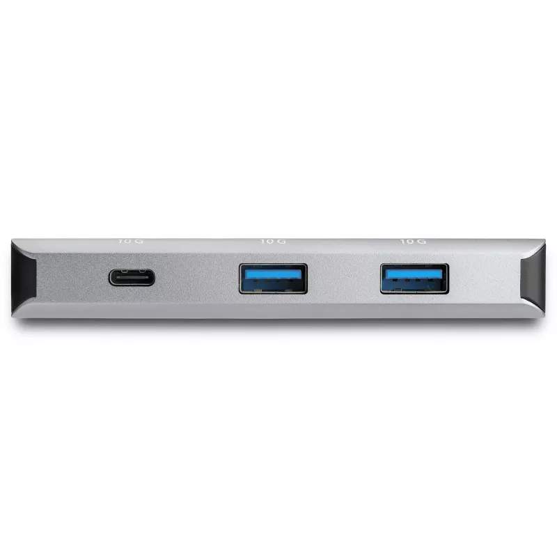 StarTech.com 4-pordiline USB-C-jaotur 3x USB-A ja 1x USB-C-ga – SuperSpeed 10 Gbps USB USB-C 3.1/3.2 Gen 2 jaotur – USB-siinitoitega – kompaktne USB-C–USB-adapterjaotur – kaasaskantav/sülearvutijaotur – alumiiniumist