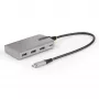 StarTech.com 4-pordiline USB-C jaotur USB-C DP Alt Mode videoväljundiga 4K 60Hz - 3x USB-A, 1x USB USB-C, 100W Power Delivery läbiv, USB 3.2 10Gbps, 30cm kaabel, kaasaskantav USB-jaotur