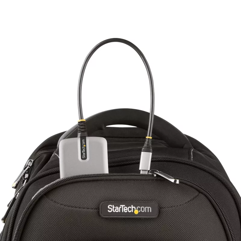 StarTech.com 4-pordiline USB-C jaotur USB-C DP Alt Mode videoväljundiga 4K 60Hz - 3x USB-A, 1x USB USB-C, 100W Power Delivery läbiv, USB 3.2 10Gbps, 30cm kaabel, kaasaskantav USB-jaotur
