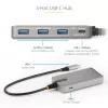 StarTech.com 4-pordiline USB-C jaotur USB-C DP Alt Mode videoväljundiga 4K 60Hz - 3x USB-A, 1x USB USB-C, 100W Power Delivery läbiv, USB 3.2 10Gbps, 30cm kaabel, kaasaskantav USB-jaotur