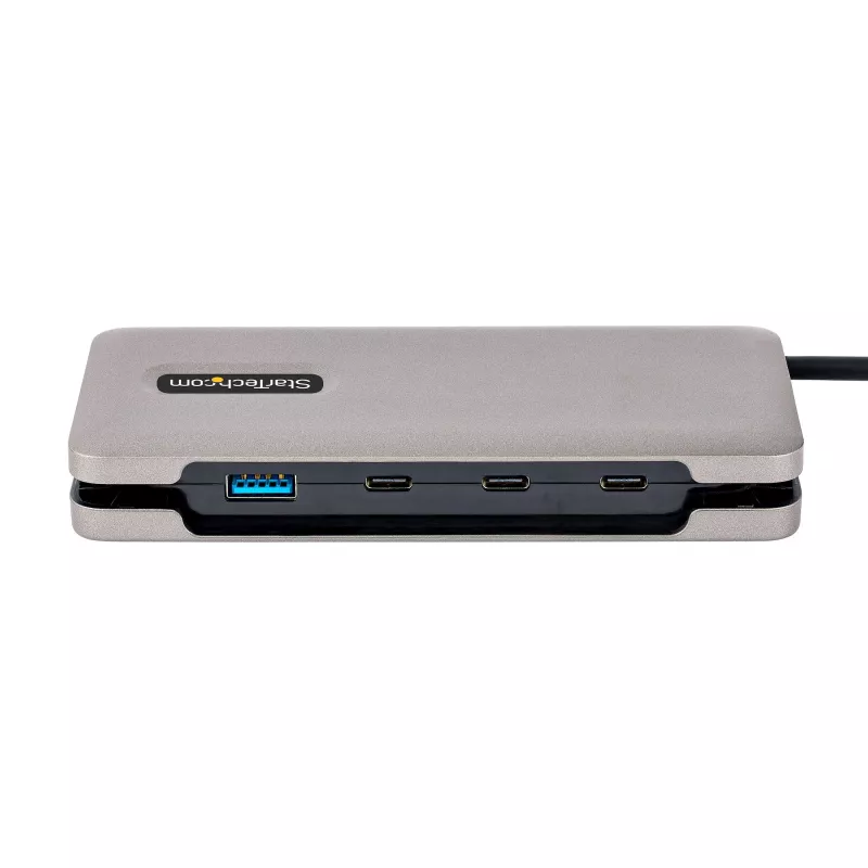 StarTech.com 4-pordiline USB-C jaotur - 1x USB-A ja 3x USB-C porti - USB 3.2 Gen 2 (10 Gbit/s) - siiniga toidetav - USB-tüüp C jaotur koos 12,6 tolli/32 cm ümbermähitava kaabliga - kaasaskantav USB-C - USB-A jaotur