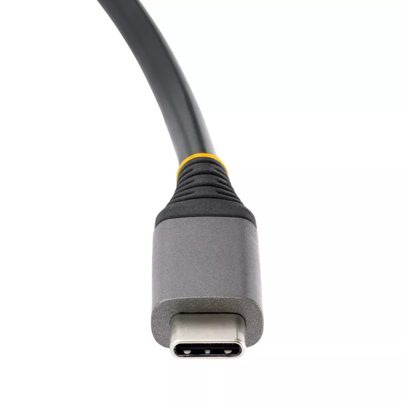 StarTech.com 4-pordiline USB-C jaotur - 1x USB-A ja 3x USB-C porti - USB 3.2 Gen 2 (10 Gbit/s) - siiniga toidetav - USB-tüüp C jaotur koos 12,6 tolli/32 cm ümbermähitava kaabliga - kaasaskantav USB-C - USB-A jaotur