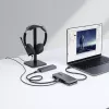 StarTech.com 4-pordiline USB-C jaotur - 1x USB-A ja 3x USB-C porti - USB 3.2 Gen 2 (10 Gbit/s) - siiniga toidetav - USB-tüüp C jaotur koos 12,6 tolli/32 cm ümbermähitava kaabliga - kaasaskantav USB-C - USB-A jaotur
