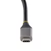 StarTech.com 4-pordiline USB-C-jaotur, 4x USB-C-porti, USB 3.2 Gen 2 (10 Gbit/s) - kaasaskantav USB-C-jaotur 100W toiteedastusega - USB USB-C jaotur 12,6 tolli/32 cm ümber keeratava kaabliga