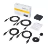 StarTech.com 4 to 4 USB 3.0 Peripheral Sharing Switch, 5 Gbit/s, Micro-USB Type-B, Must, plastik, CE, FCC, REACH, 0 - 40 °C