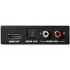 StarTech.com 4K HDMI Audio Extractor 4K 60Hz toega, must, 4096 x 2160 pikslit, 1280 x 720, 1920 x 1080, 1920 x 1200, 3840 x 2160, 4096 x 2160, 60 Hz, 5.1 kanalit, HDMI