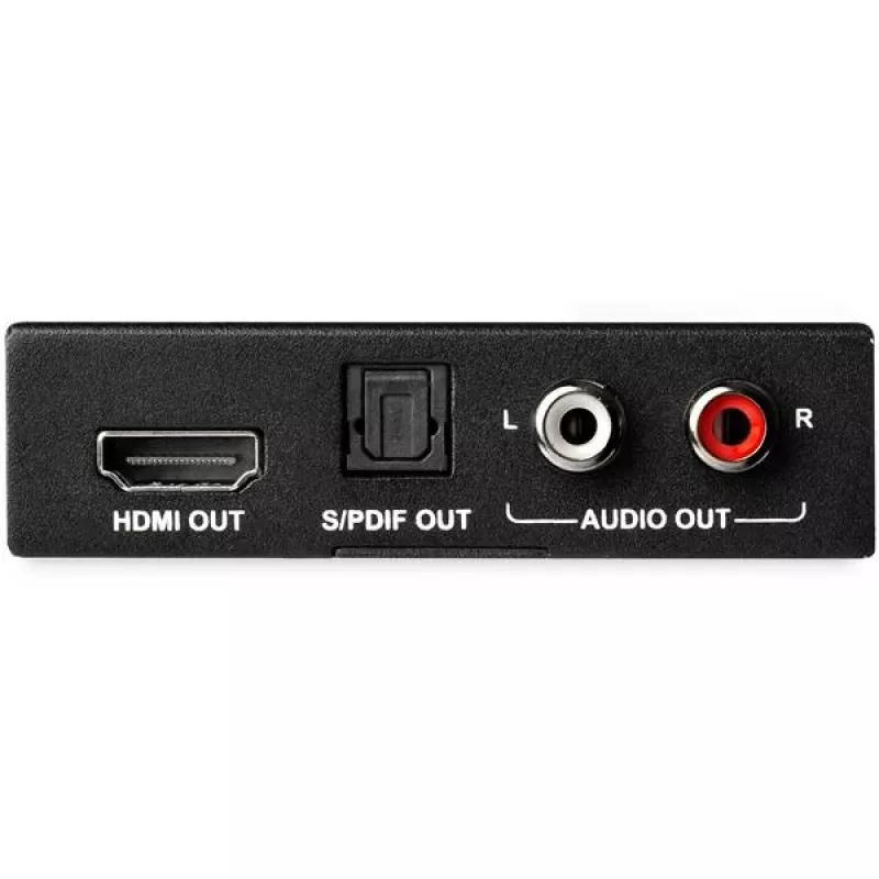 StarTech.com 4K HDMI Audio Extractor 4K 60Hz toega, must, 4096 x 2160 pikslit, 1280 x 720, 1920 x 1080, 1920 x 1200, 3840 x 2160, 4096 x 2160, 60 Hz, 5.1 kanalit, HDMI