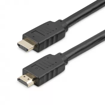 StarTech.com 50 jalga (15 m) HDMI 2.0 kaabel – 4K 60Hz aktiivne HDMI kaabel – CL2 sertifikaadiga seina sisse paigaldamiseks – pikk vastupidav kiire UHD HDMI kaabel – HDR, 18 Gbps – isane-isane juhe – must