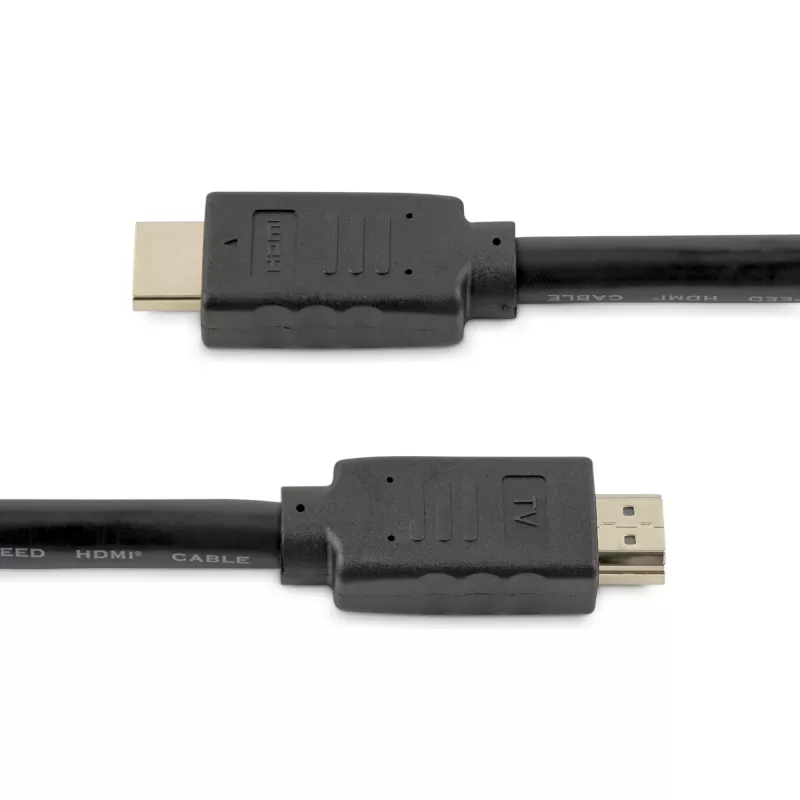 StarTech.com 50 jalga (15 m) HDMI 2.0 kaabel – 4K 60Hz aktiivne HDMI kaabel – CL2 sertifikaadiga seina sisse paigaldamiseks – pikk vastupidav kiire UHD HDMI kaabel – HDR, 18 Gbps – isane-isane juhe – must