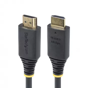 StarTech.com 30cm (1ft) High Speed HDMI kaabel, 4K 60Hz/1440p 144Hz, HDR10/HDCP 2.2/ARC, 18Gbps, UHD HDMI 2.0 juhe teleri/monitori/ekraani jaoks, TPE mantel