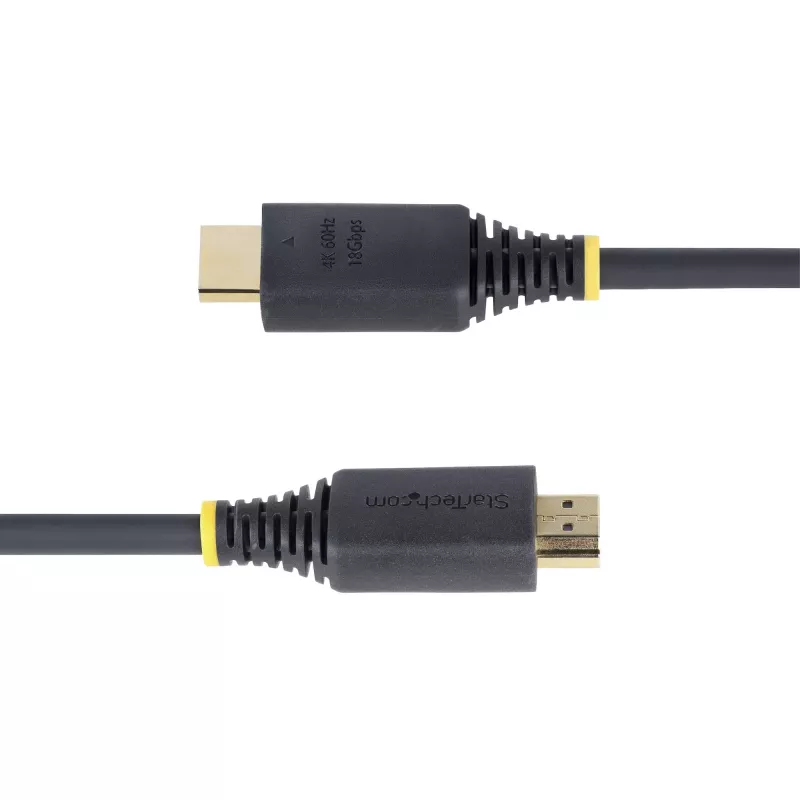 StarTech.com 30cm (1ft) High Speed HDMI kaabel, 4K 60Hz/1440p 144Hz, HDR10/HDCP 2.2/ARC, 18Gbps, UHD HDMI 2.0 juhe teleri/monitori/ekraani jaoks, TPE mantel