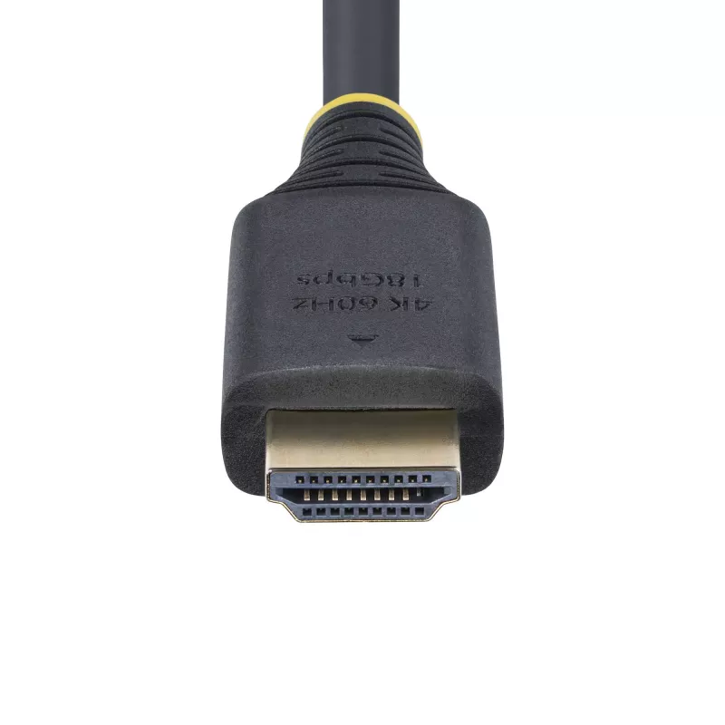 StarTech.com 30cm (1ft) High Speed HDMI kaabel, 4K 60Hz/1440p 144Hz, HDR10/HDCP 2.2/ARC, 18Gbps, UHD HDMI 2.0 juhe teleri/monitori/ekraani jaoks, TPE mantel