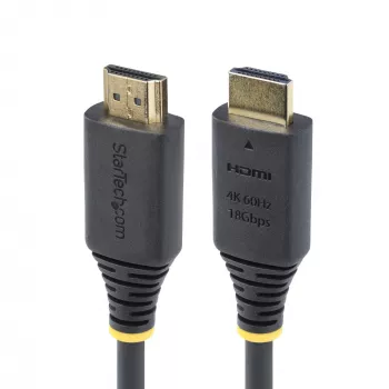 StarTech.com 4m Premium Certified High Speed HDMI kaabel, 4K 60Hz/1440p 144Hz, HDR10/HDCP 2.2/ARC, 18Gbps, UHD HDMI 2.0 juhe telerile/monitorile/ekraanile, TPE väliskest