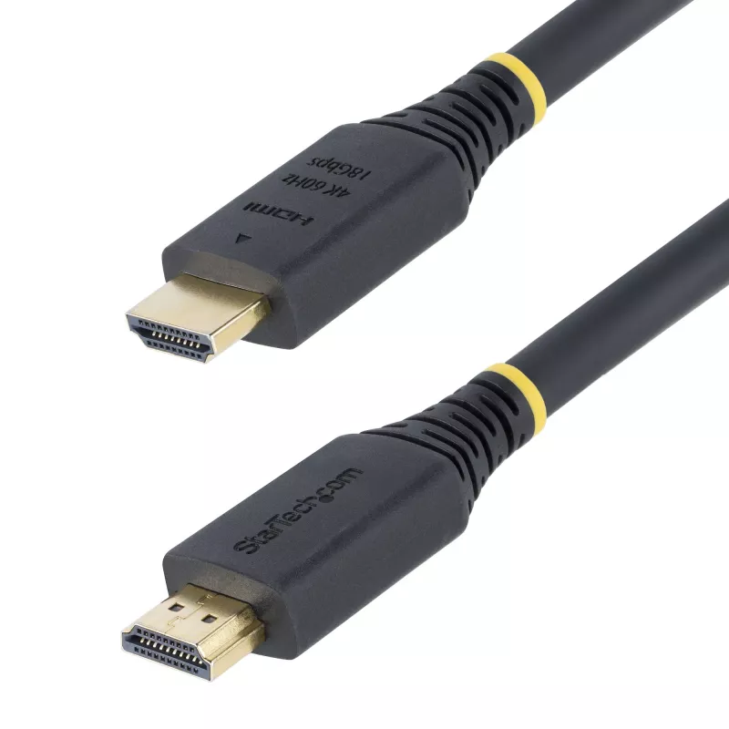 StarTech.com 7m (22.9ft) Premium Certified High Speed HDMI kaabel, 4K 60Hz/1440p 144Hz, HDR10/HDCP 2.2/ARC, 18Gbps, UHD HDMI 2.0 Cord TV/monitori/ekraani jaoks, TPE ümbris