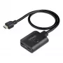 StarTech.com 2-Port HDMI Splitter, 4K 60Hz HDMI 2.0 Video, 4K HDMI Splitter 1 In 2 Out, 1x2 HDMI Display/Output Splitter, HDR/HDCP, 20in (50cm) Built-in HDMI kaabel