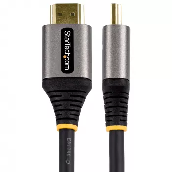 StarTech.com 0,91 m (3 jalga) HDMI 2.1 kaabel 8K – sertifitseeritud ülikiire HDMI-kaabel 48 Gbit/s – 8K 60 Hz / 4K 120 Hz HDR10+ eARC – ülikõrge lahutusvõimega 8K HDMI-kaabel – monitor / teler / kuva – painduv TPE-ümbris