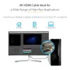 StarTech.com 0,91 m (3 jalga) HDMI 2.1 kaabel 8K – sertifitseeritud ülikiire HDMI-kaabel 48 Gbit/s – 8K 60 Hz / 4K 120 Hz HDR10+ eARC – ülikõrge lahutusvõimega 8K HDMI-kaabel – monitor / teler / kuva – painduv TPE-ümbris