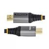 StarTech.com 6 ft (2 m) HDMI 2.1 kaabel 8K - Sertifitseeritud ülikiire HDMI kaabel 48 Gbps - 8K 60 Hz/4K 120 Hz HDR10+ eARC - Ultra HD 8K HDMI kaabel - Monitor/Teler/Ekraan - Painduv TPE ümbris