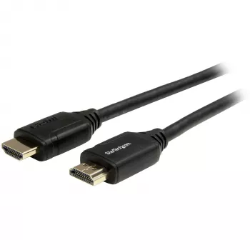 StarTech.com 6 jala (2 m) Premium-sertifitseeritud HDMI 2.0 kaabel Ethernetiga – ülikiire Ultra HD 4K 60 Hz HDMI-kaabel HDR10 – HDMI-juhe (isane/isane pistikud) – UHD-kuvarite, telerite, ekraanide jaoks