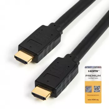 StarTech.com 7 m Premium Certified HDMI 2.0 kaabel Ethernetiga – kiire ülikiire 4K 60 Hz HDMI kaabel HDR10 – pikk HDMI juhe (isane/isane pistikud) – UHD monitoride, telerite, kuvarite jaoks