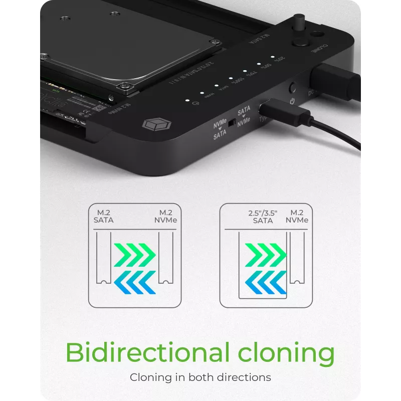 ICY BOX IB-2915MSCL-C31 USB 3.2 Gen 2 (3.1 Gen 2) USB-C Must