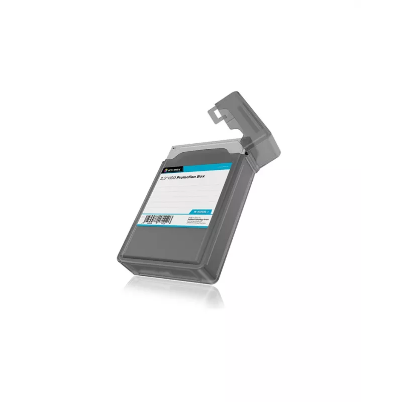 ICY BOX IB-AC602b-6 Pouch case Plastikust Sinine, Roheline, Hall, Oranž, Punane, Valge