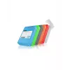 ICY BOX IB-AC602b-6 Pouch case Plastikust Sinine, Roheline, Hall, Oranž, Punane, Valge