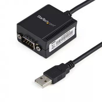 StarTech.com 1 pordiga FTDI USB RS232 jadaliidese adapterkaabel koos COM-säilitusega