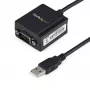 StarTech.com 1 pordiga FTDI USB RS232 jadaliidese adapterkaabel koos COM-säilitusega