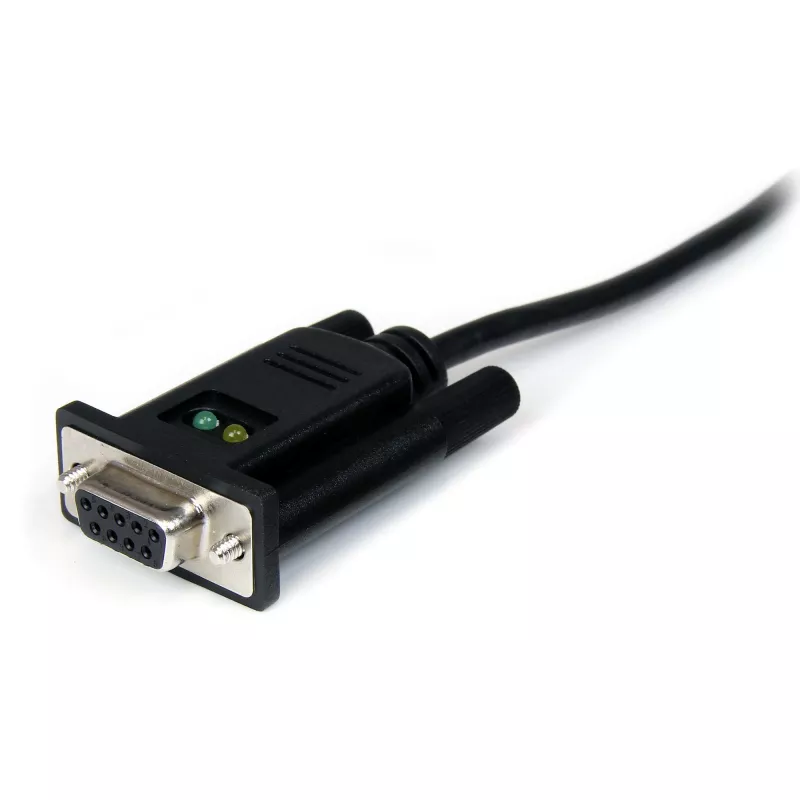 StarTech.com 1,8m 1-pordiline USB-RS232 seeriaadapter, FTDI DB9 seeria DCE-adapterkaabel, nullmodem, USB 2.0 - TAA