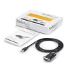 StarTech.com 1,8m 1-pordiline USB-RS232 seeriaadapter, FTDI DB9 seeria DCE-adapterkaabel, nullmodem, USB 2.0 - TAA