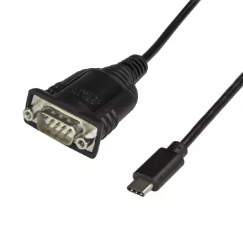 StarTech.com USB-C-lt RS232 jadaadapteri kaabel koos COM-pordi säilitamisega - 40 cm USB-tüüp C - RS232 (DB9) jadamuuundurkaabel - PLC-dele, skanneritele, printeritele - Windows/Mac/Linux