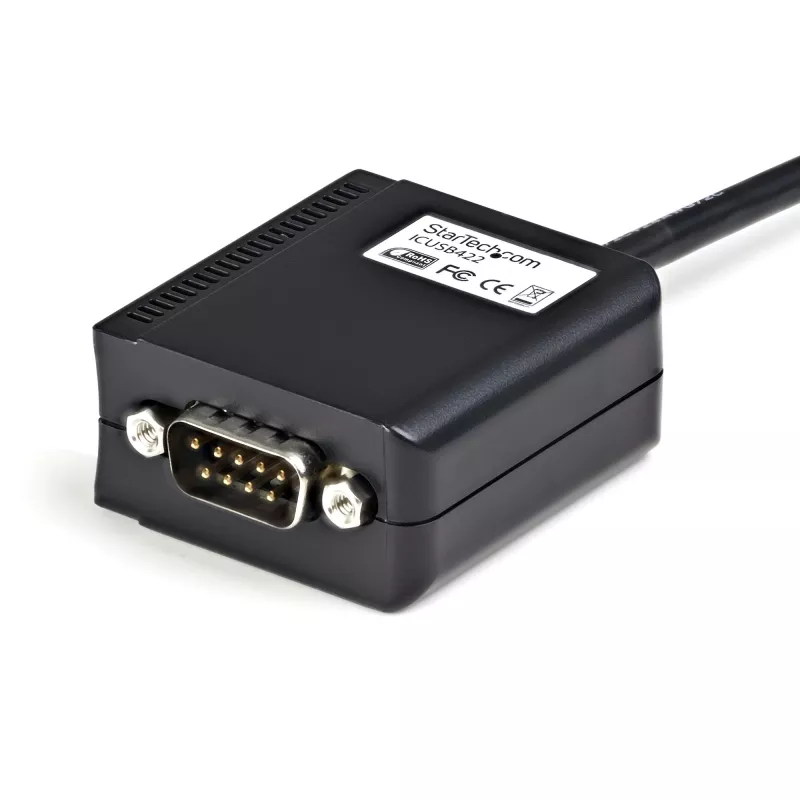StarTech.com 1,8 m (6 jalga) 1-pordiline professionaalne RS422/485 USB-jadakaabli adapter COM-i säilitusega, USB-RS422 adapter - TAA