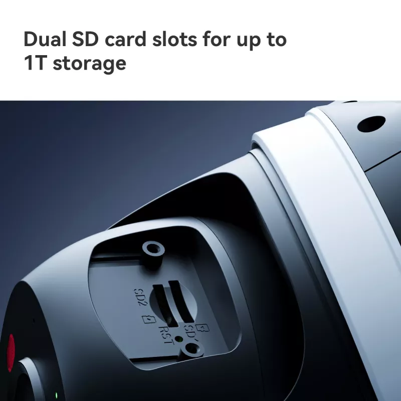 IP turvakaamera IMOU Cruiser Triple IPC-S7UP-11M0WED — 2880×1620, 6 mm, 8× digitaalne suum, juhtmega ja juhtmevaba, välistingimustesse, lae/seinale kinnitatav
