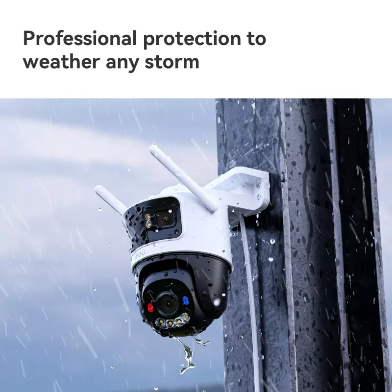 IP turvakaamera IMOU Cruiser Triple IPC-S7UP-11M0WED — 2880×1620, 6 mm, 8× digitaalne suum, juhtmega ja juhtmevaba, välistingimustesse, lae/seinale kinnitatav