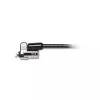 Kensington MICROSAVER 2.0 MK SÜLEARVUTILUKK, võti, teras, must, hõbedane