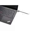 Kensington MICROSAVER 2.0 MK SÜLEARVUTILUKK, võti, teras, must, hõbedane