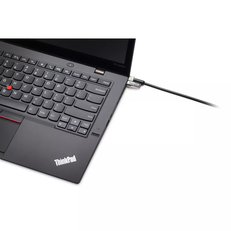 Kensington MICROSAVER 2.0 MK SÜLEARVUTILUKK, võti, teras, must, hõbedane