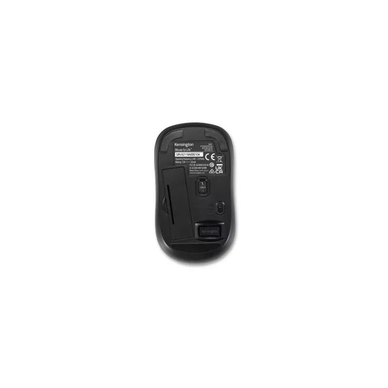 Kensington Wireless Valuhiir, mõlemakäeline, optiline, RF-juhtmevaba, 1000 DPI, must